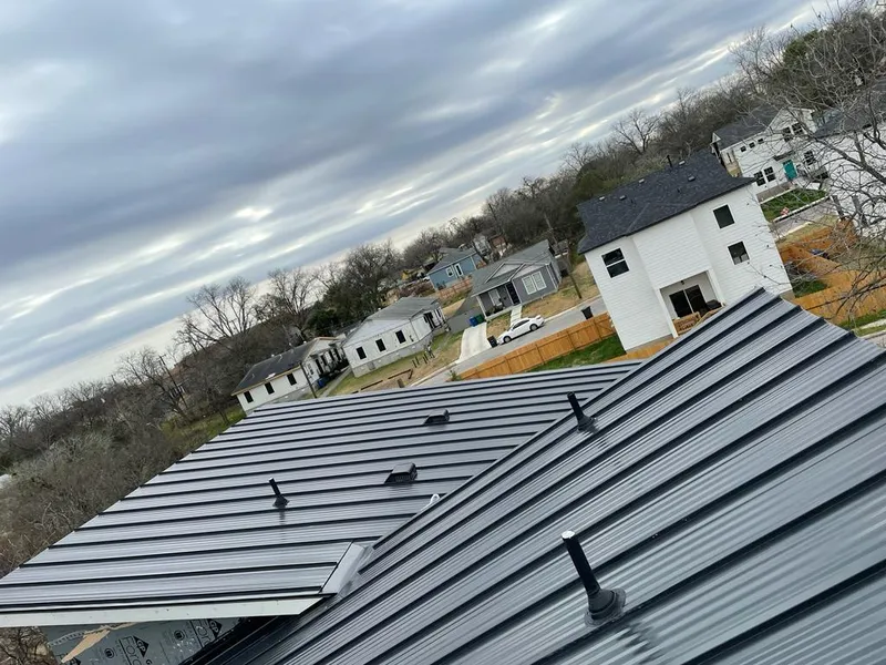 Standing seam metal roof panels with vents for Skylight Repair in Rocky Hill